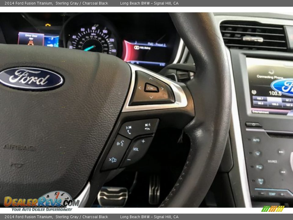 2014 Ford Fusion Titanium Sterling Gray / Charcoal Black Photo #16