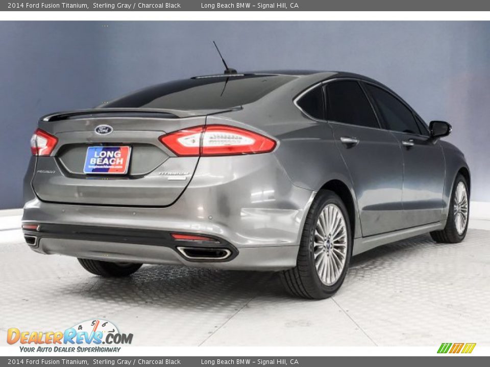 2014 Ford Fusion Titanium Sterling Gray / Charcoal Black Photo #17