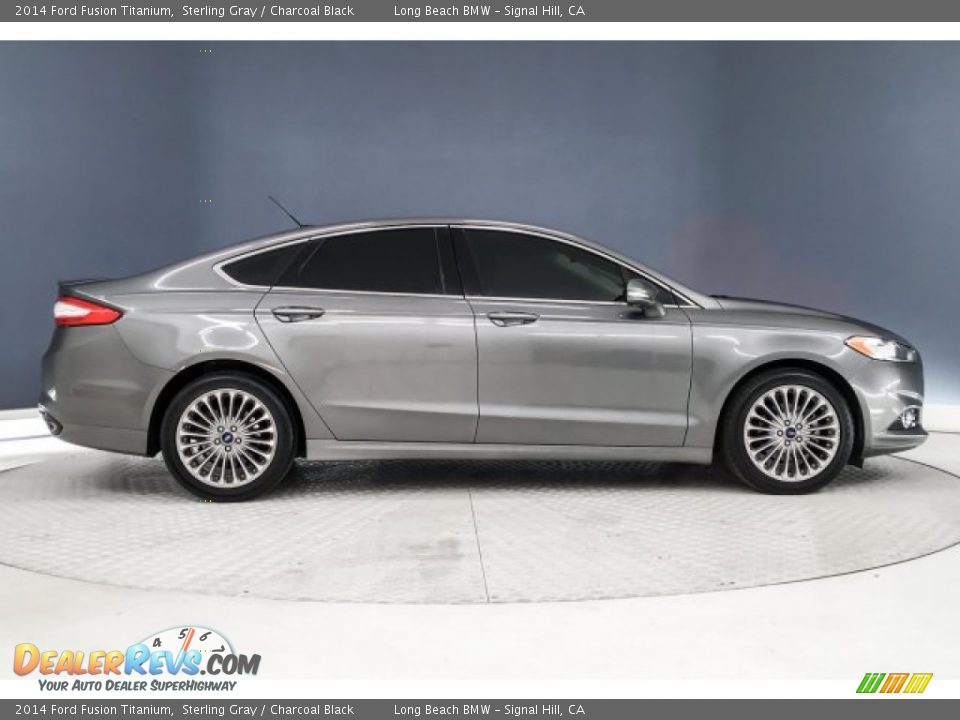 2014 Ford Fusion Titanium Sterling Gray / Charcoal Black Photo #19