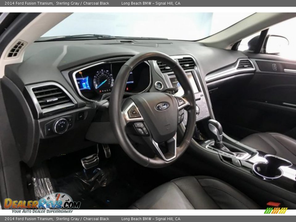 2014 Ford Fusion Titanium Sterling Gray / Charcoal Black Photo #20