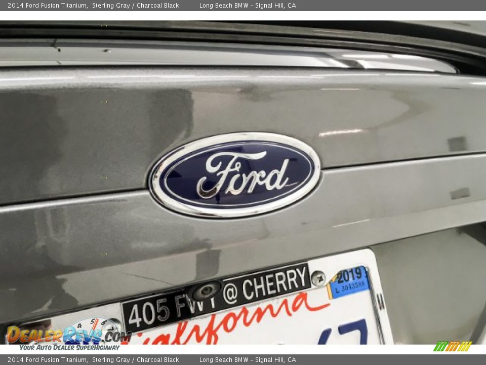 2014 Ford Fusion Titanium Sterling Gray / Charcoal Black Photo #28