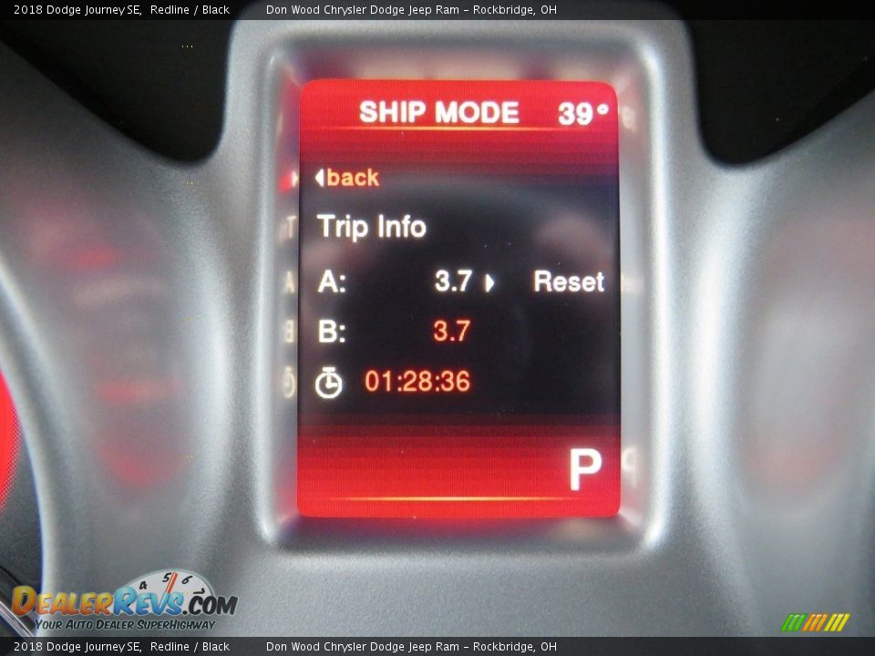 2018 Dodge Journey SE Redline / Black Photo #22
