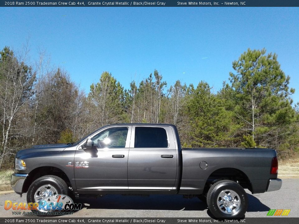 2018 Ram 2500 Tradesman Crew Cab 4x4 Granite Crystal Metallic / Black/Diesel Gray Photo #1