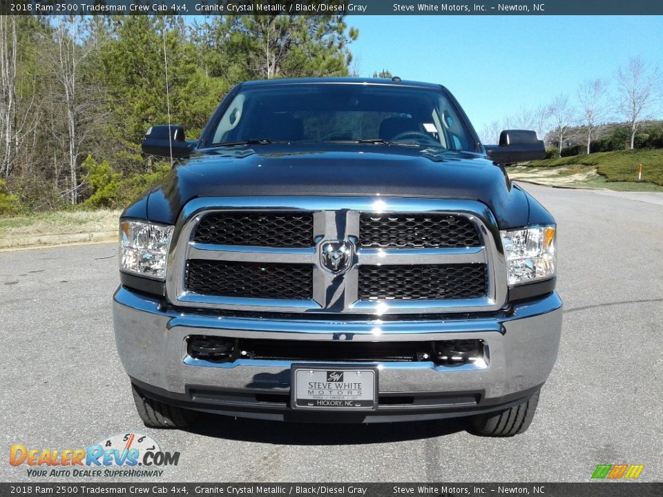 2018 Ram 2500 Tradesman Crew Cab 4x4 Granite Crystal Metallic / Black/Diesel Gray Photo #3