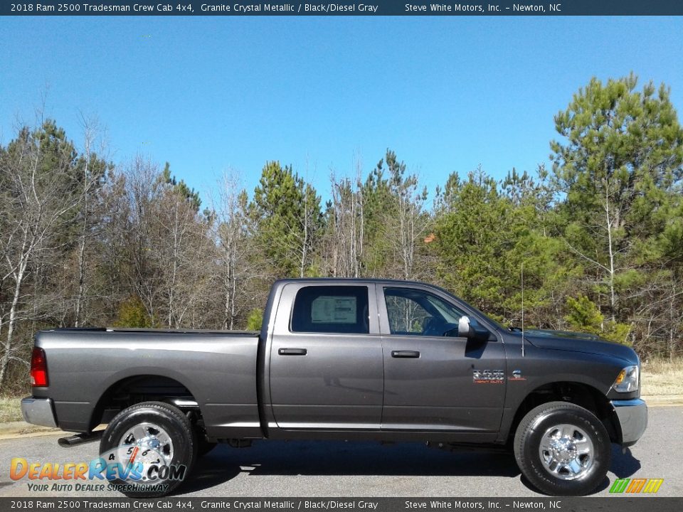2018 Ram 2500 Tradesman Crew Cab 4x4 Granite Crystal Metallic / Black/Diesel Gray Photo #5