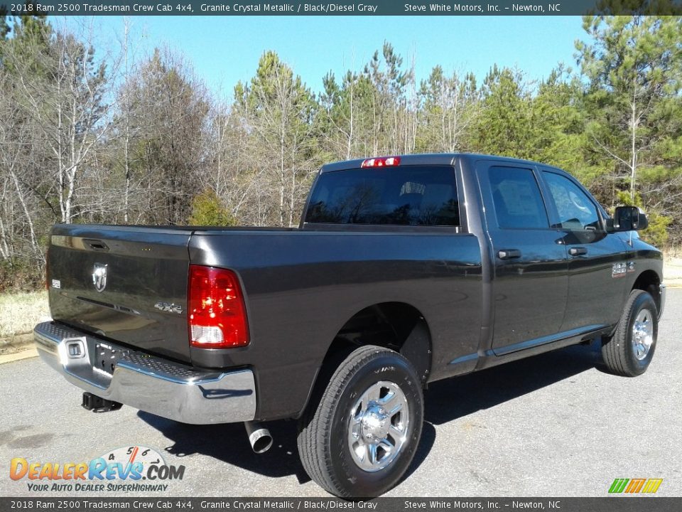 2018 Ram 2500 Tradesman Crew Cab 4x4 Granite Crystal Metallic / Black/Diesel Gray Photo #6