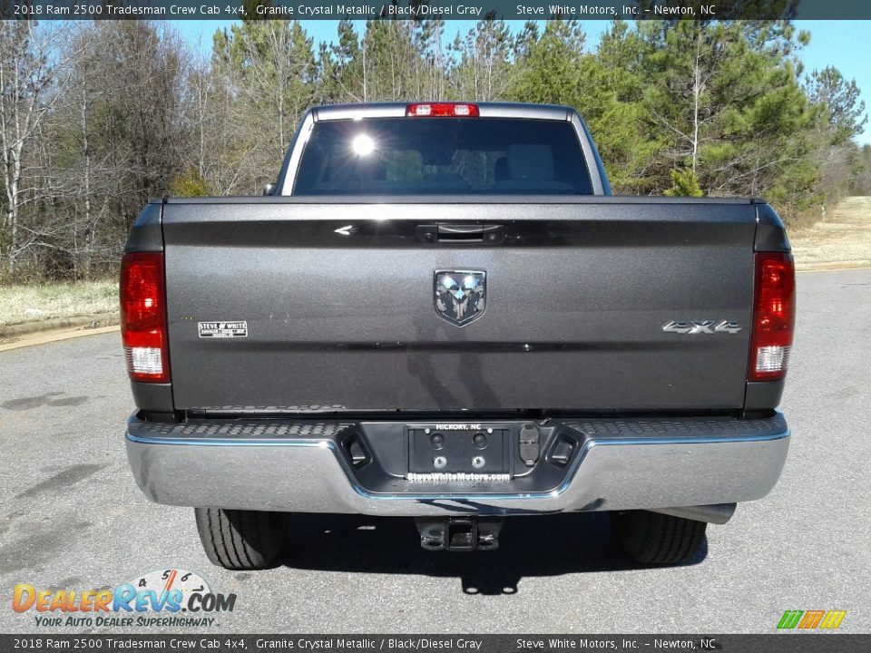 2018 Ram 2500 Tradesman Crew Cab 4x4 Granite Crystal Metallic / Black/Diesel Gray Photo #7