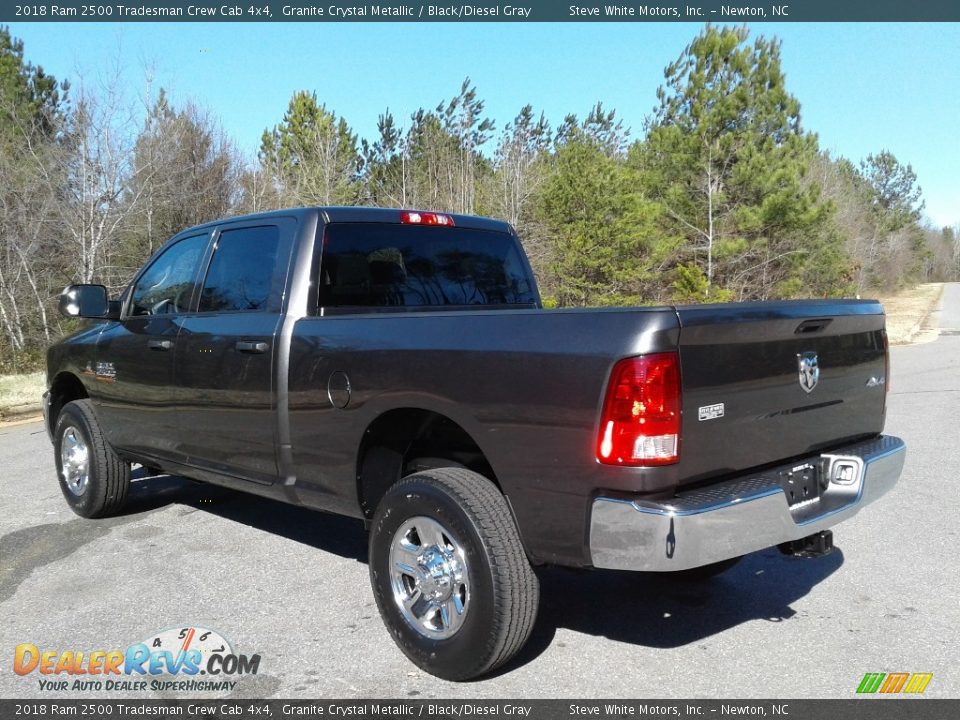2018 Ram 2500 Tradesman Crew Cab 4x4 Granite Crystal Metallic / Black/Diesel Gray Photo #8