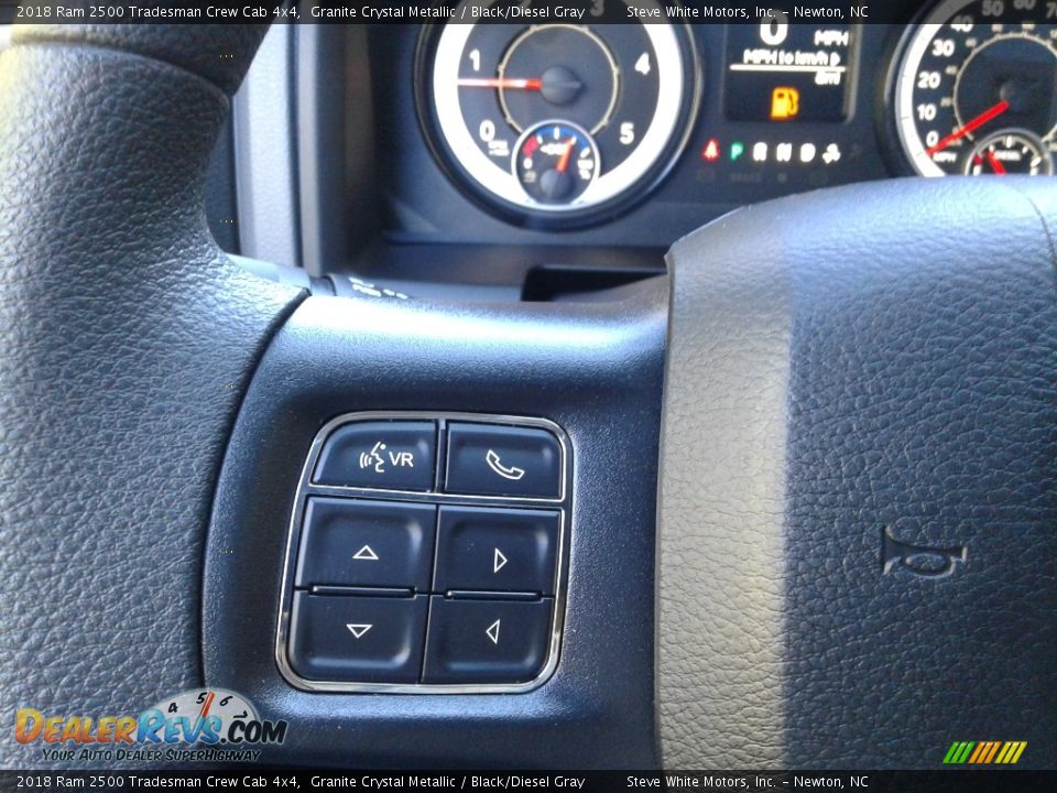2018 Ram 2500 Tradesman Crew Cab 4x4 Granite Crystal Metallic / Black/Diesel Gray Photo #15