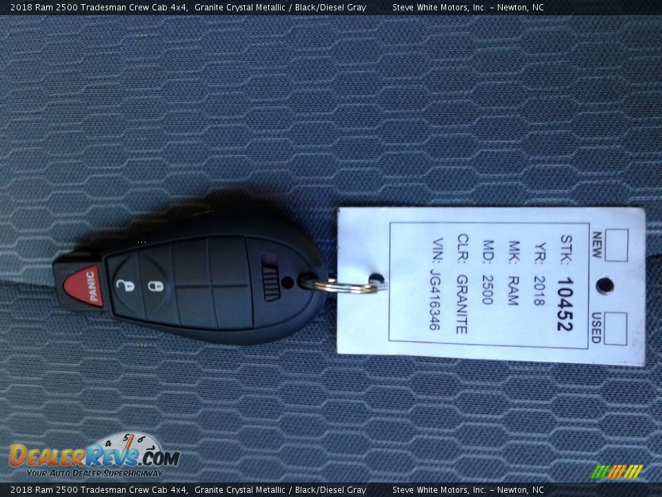 2018 Ram 2500 Tradesman Crew Cab 4x4 Granite Crystal Metallic / Black/Diesel Gray Photo #25