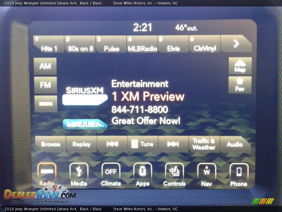 2019 Jeep Wrangler Unlimited Sahara 4x4 Black / Black Photo #21