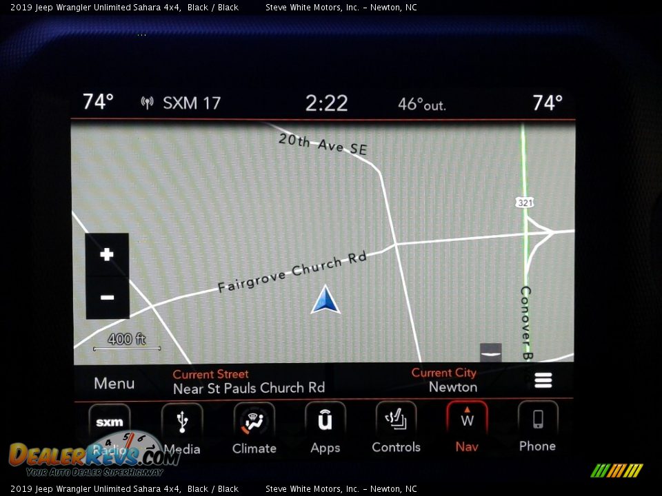 2019 Jeep Wrangler Unlimited Sahara 4x4 Black / Black Photo #24