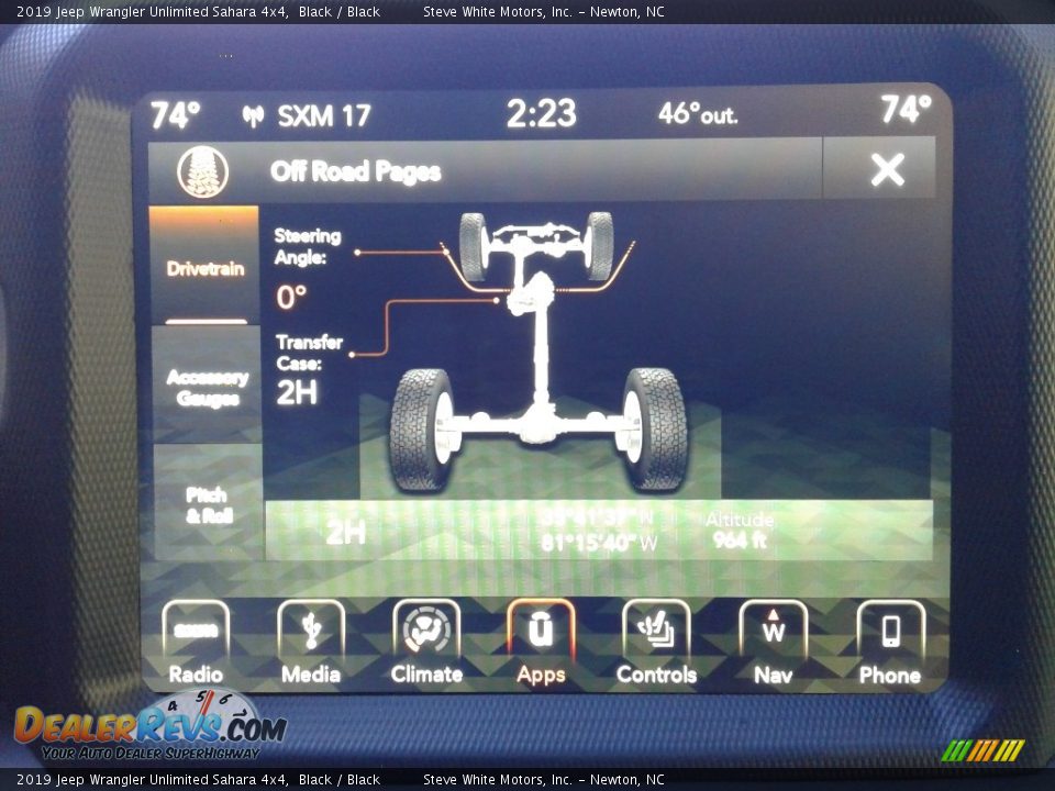 2019 Jeep Wrangler Unlimited Sahara 4x4 Black / Black Photo #28