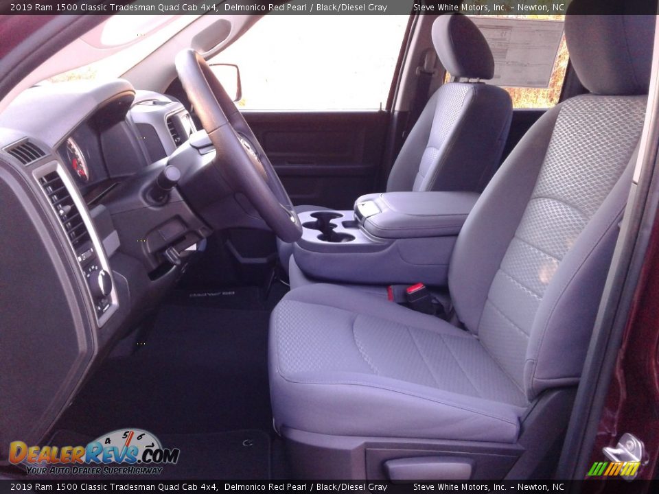 2019 Ram 1500 Classic Tradesman Quad Cab 4x4 Delmonico Red Pearl / Black/Diesel Gray Photo #10
