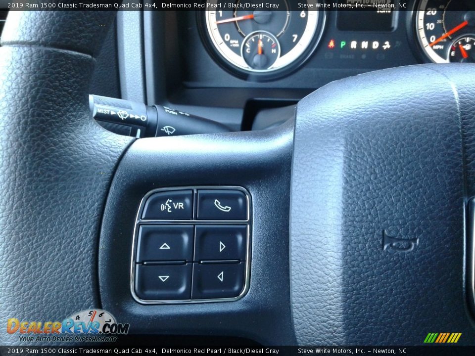 2019 Ram 1500 Classic Tradesman Quad Cab 4x4 Delmonico Red Pearl / Black/Diesel Gray Photo #15