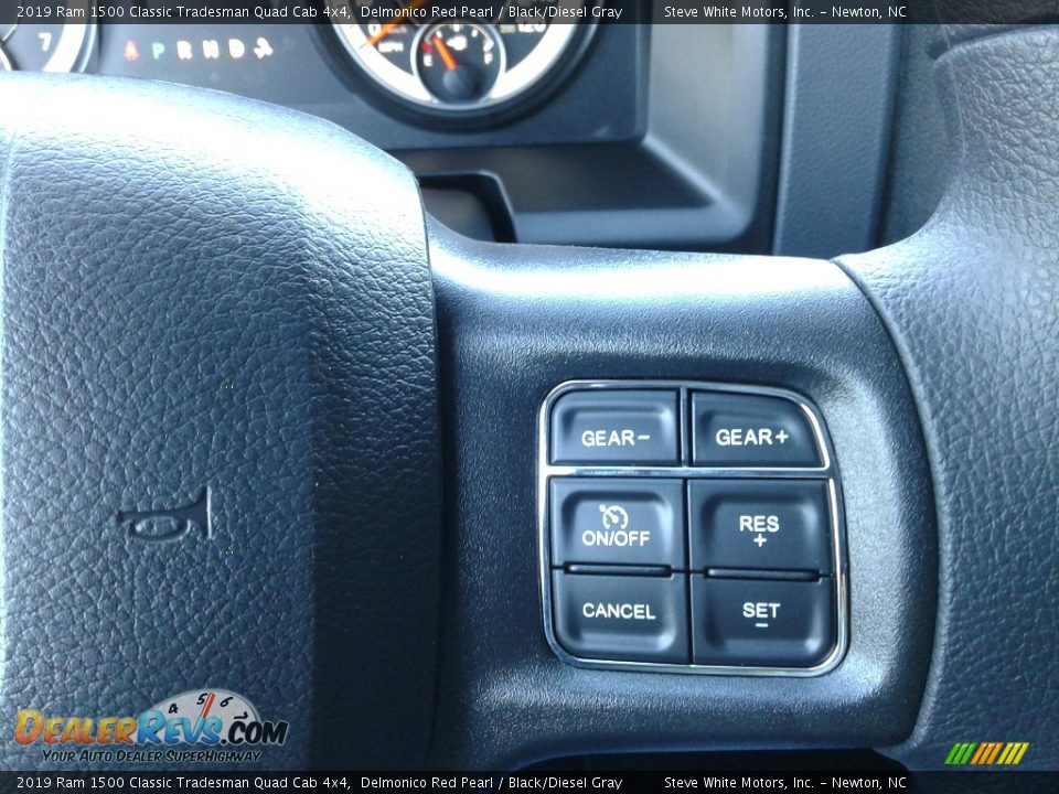 2019 Ram 1500 Classic Tradesman Quad Cab 4x4 Delmonico Red Pearl / Black/Diesel Gray Photo #16