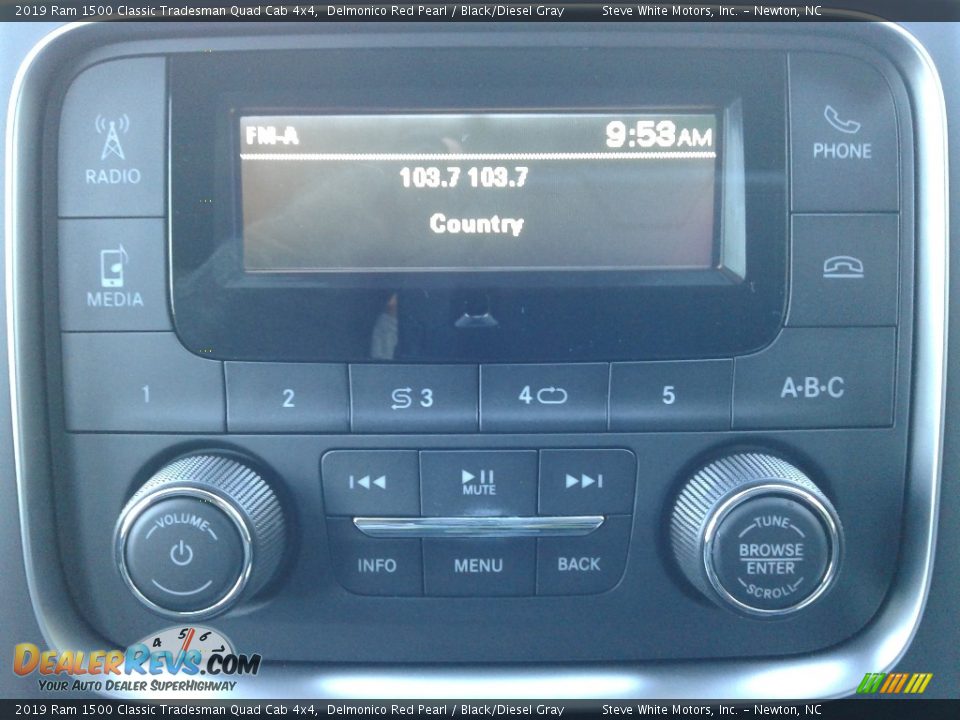 2019 Ram 1500 Classic Tradesman Quad Cab 4x4 Delmonico Red Pearl / Black/Diesel Gray Photo #19