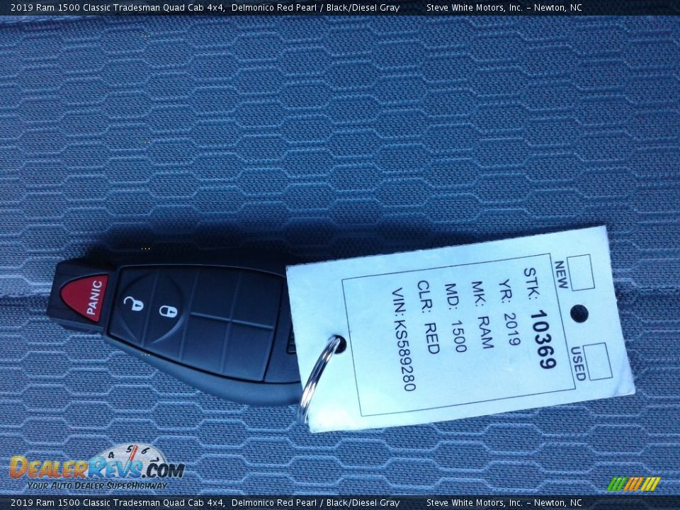 2019 Ram 1500 Classic Tradesman Quad Cab 4x4 Delmonico Red Pearl / Black/Diesel Gray Photo #25