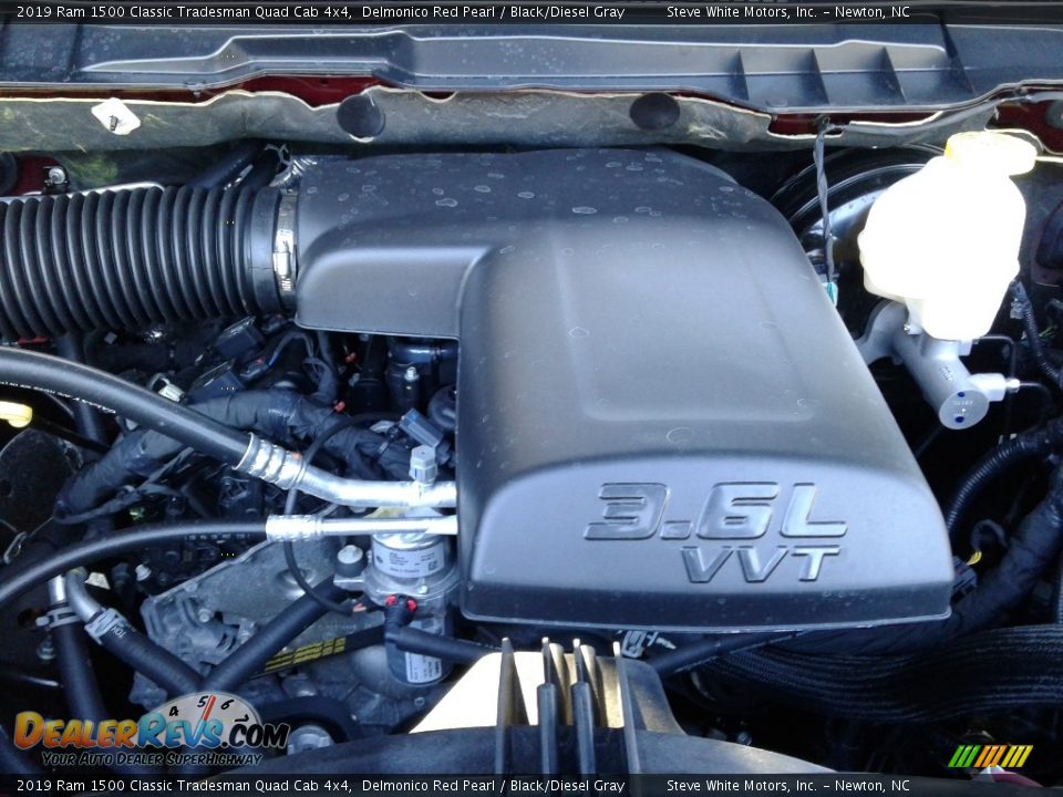 2019 Ram 1500 Classic Tradesman Quad Cab 4x4 Delmonico Red Pearl / Black/Diesel Gray Photo #26