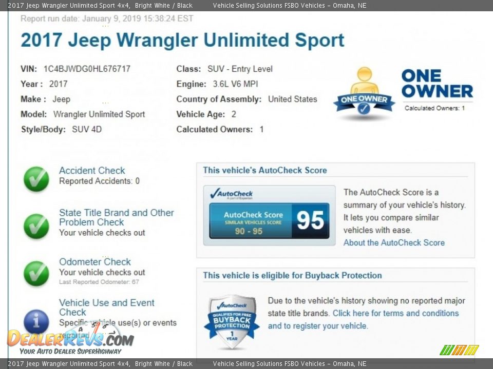 2017 Jeep Wrangler Unlimited Sport 4x4 Bright White / Black Photo #2