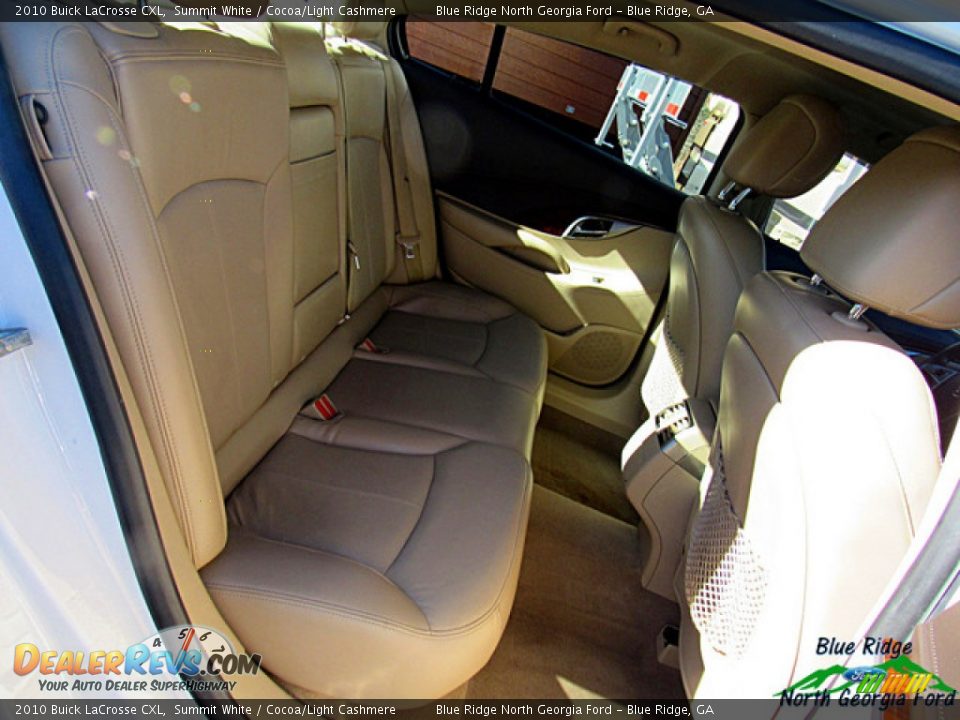 2010 Buick LaCrosse CXL Summit White / Cocoa/Light Cashmere Photo #12