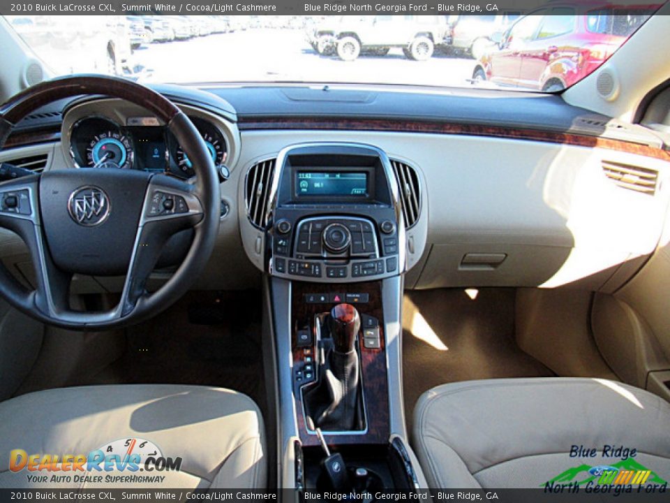 2010 Buick LaCrosse CXL Summit White / Cocoa/Light Cashmere Photo #15