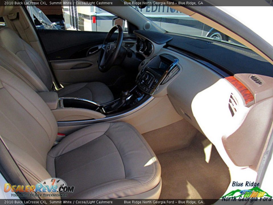 2010 Buick LaCrosse CXL Summit White / Cocoa/Light Cashmere Photo #22