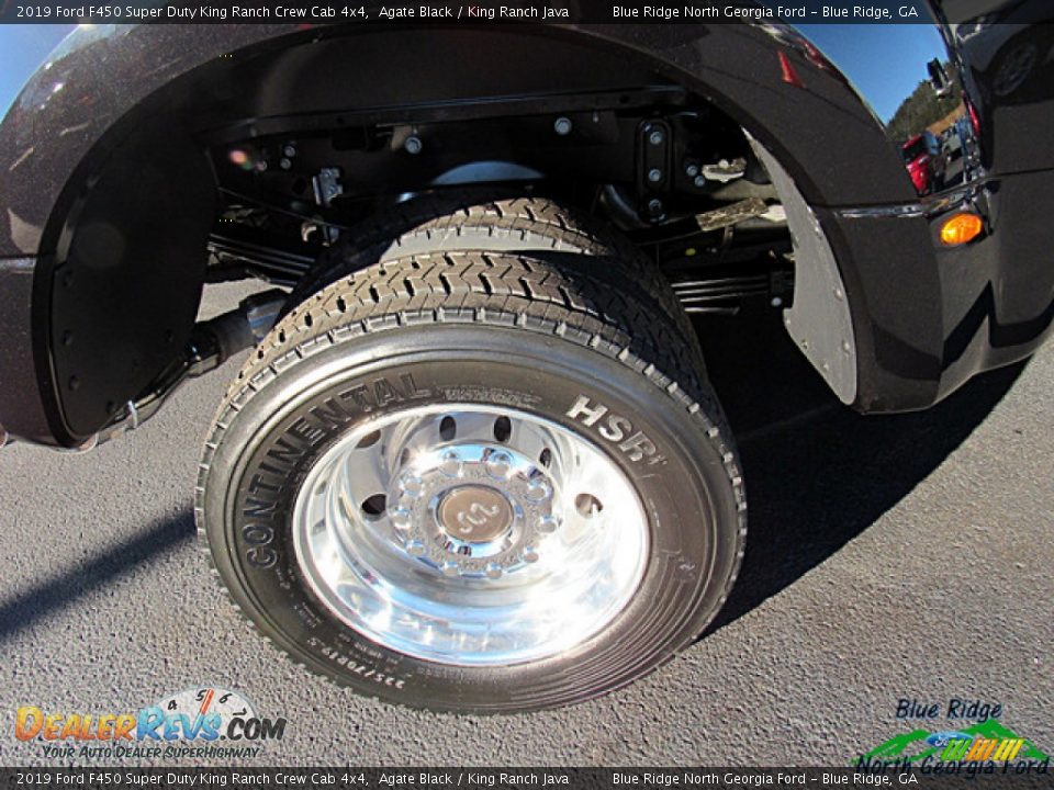 2019 Ford F450 Super Duty King Ranch Crew Cab 4x4 Agate Black / King Ranch Java Photo #9