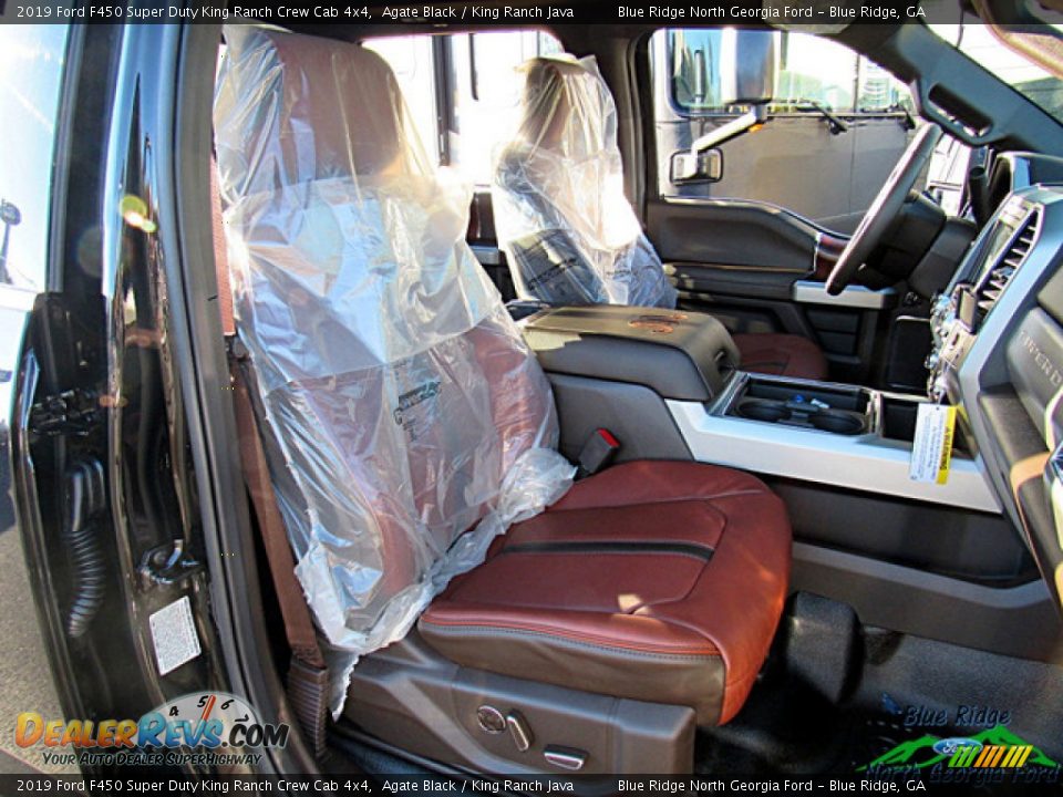2019 Ford F450 Super Duty King Ranch Crew Cab 4x4 Agate Black / King Ranch Java Photo #11