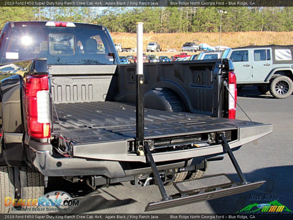 2019 Ford F450 Super Duty King Ranch Crew Cab 4x4 Agate Black / King Ranch Java Photo #13