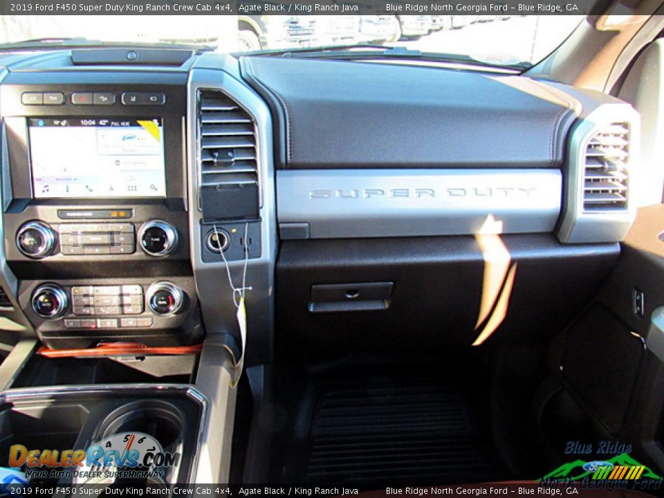 2019 Ford F450 Super Duty King Ranch Crew Cab 4x4 Agate Black / King Ranch Java Photo #16