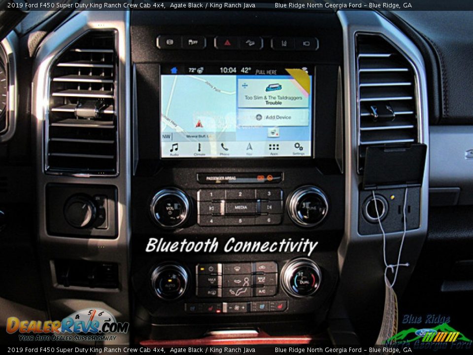 2019 Ford F450 Super Duty King Ranch Crew Cab 4x4 Agate Black / King Ranch Java Photo #18