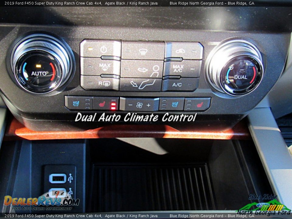 2019 Ford F450 Super Duty King Ranch Crew Cab 4x4 Agate Black / King Ranch Java Photo #24