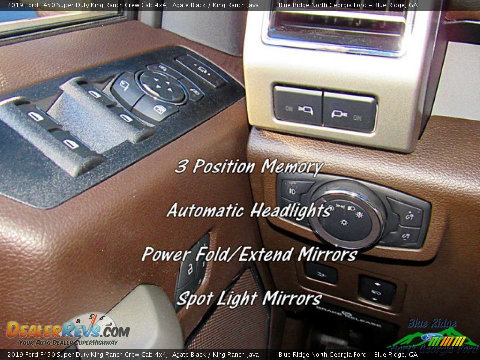 2019 Ford F450 Super Duty King Ranch Crew Cab 4x4 Agate Black / King Ranch Java Photo #26