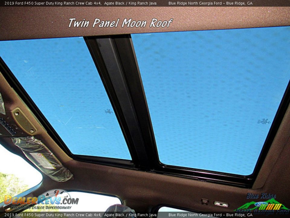 2019 Ford F450 Super Duty King Ranch Crew Cab 4x4 Agate Black / King Ranch Java Photo #30