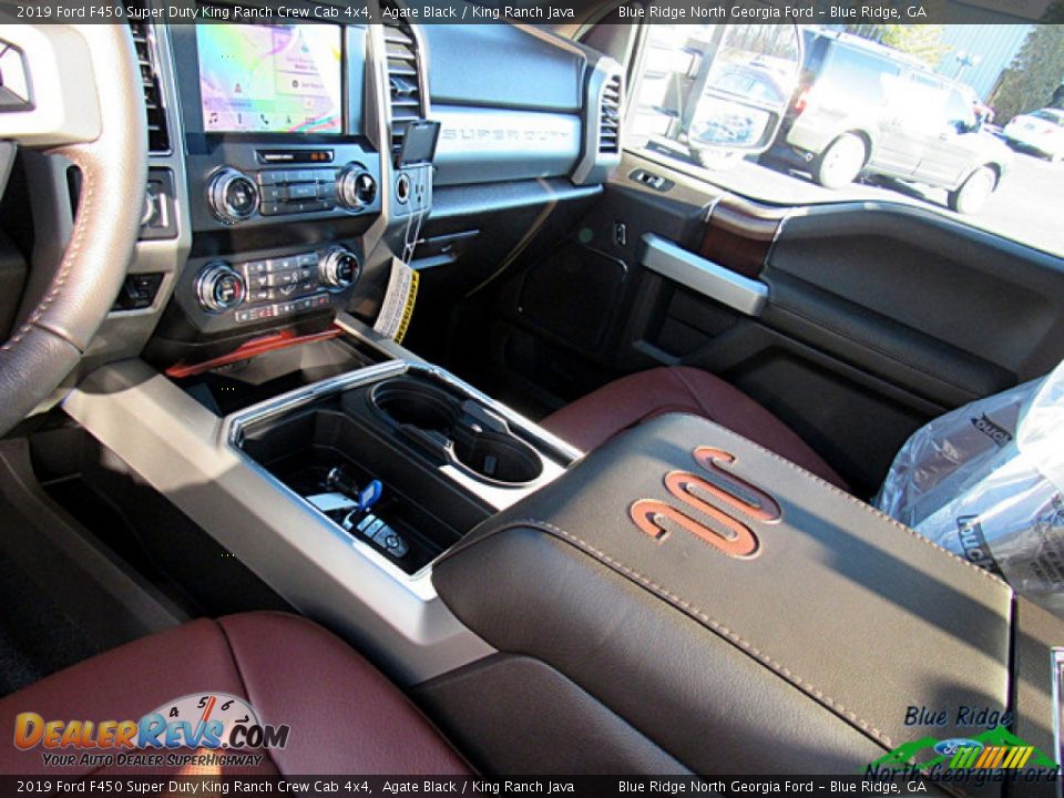 2019 Ford F450 Super Duty King Ranch Crew Cab 4x4 Agate Black / King Ranch Java Photo #31