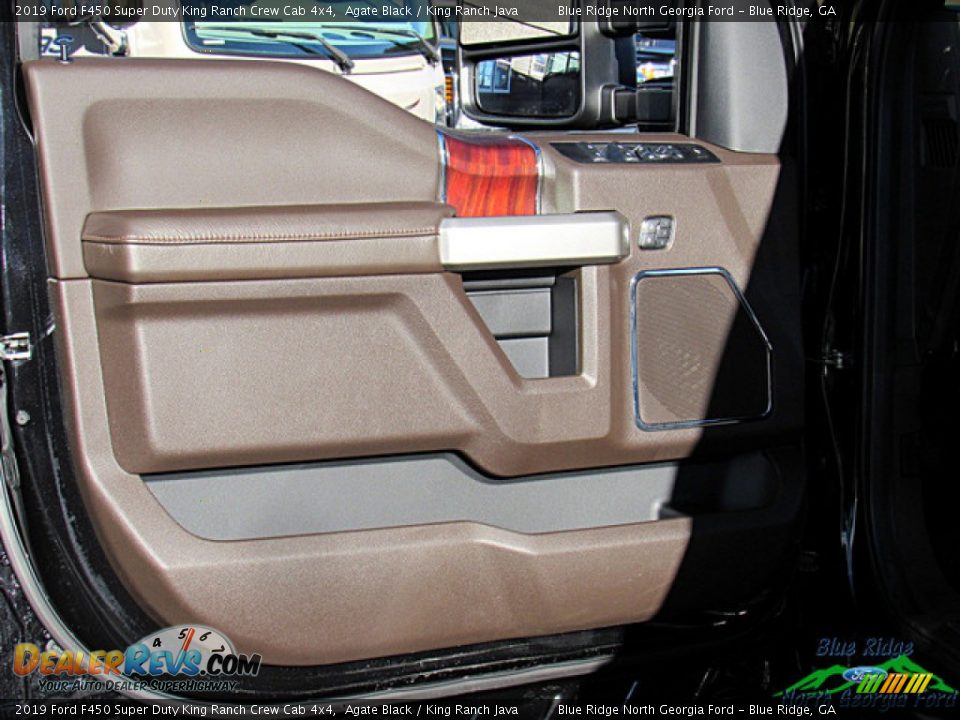 2019 Ford F450 Super Duty King Ranch Crew Cab 4x4 Agate Black / King Ranch Java Photo #32