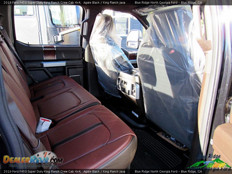 2019 Ford F450 Super Duty King Ranch Crew Cab 4x4 Agate Black / King Ranch Java Photo #35