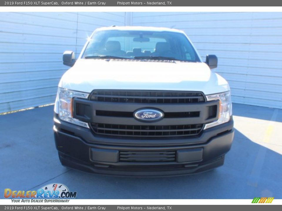 2019 Ford F150 XLT SuperCab Oxford White / Earth Gray Photo #3