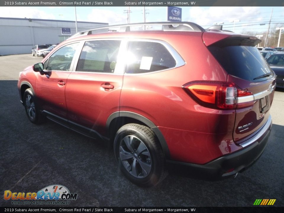 2019 Subaru Ascent Premium Crimson Red Pearl / Slate Black Photo #6