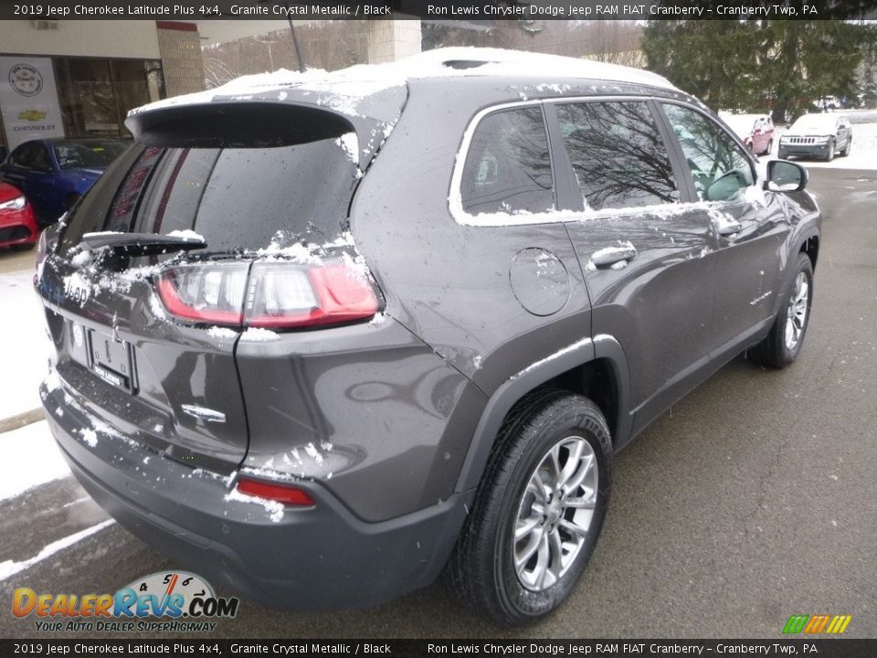 2019 Jeep Cherokee Latitude Plus 4x4 Granite Crystal Metallic / Black Photo #2