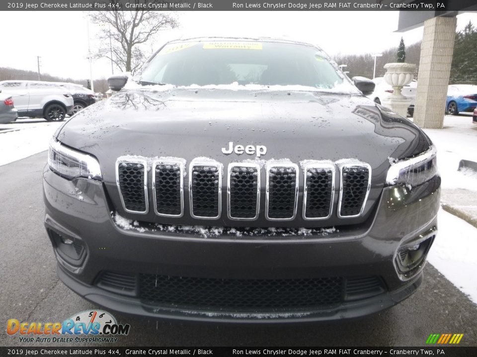 2019 Jeep Cherokee Latitude Plus 4x4 Granite Crystal Metallic / Black Photo #5