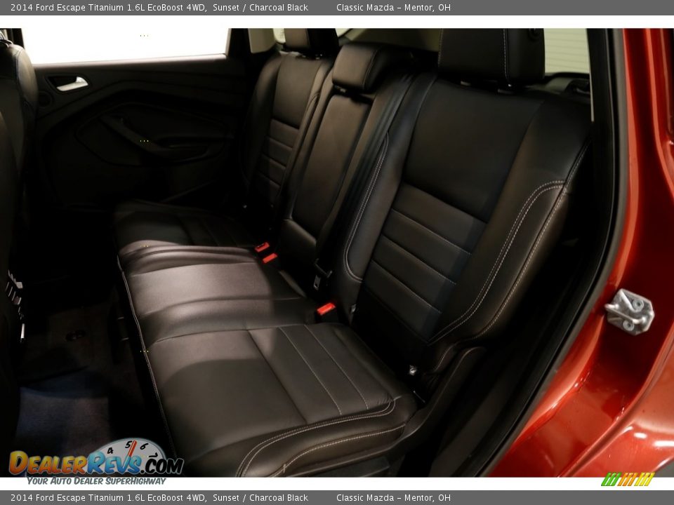 2014 Ford Escape Titanium 1.6L EcoBoost 4WD Sunset / Charcoal Black Photo #18