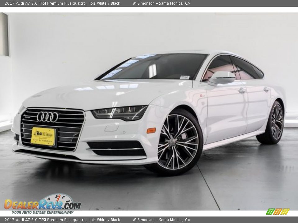 2017 Audi A7 3.0 TFSI Premium Plus quattro Ibis White / Black Photo #12