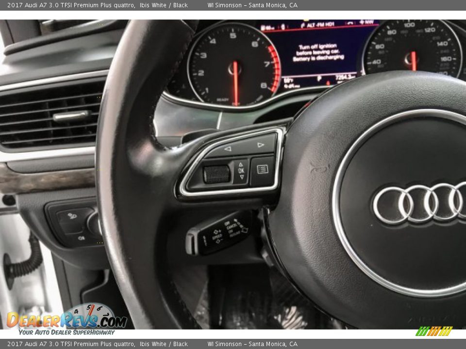 2017 Audi A7 3.0 TFSI Premium Plus quattro Steering Wheel Photo #19