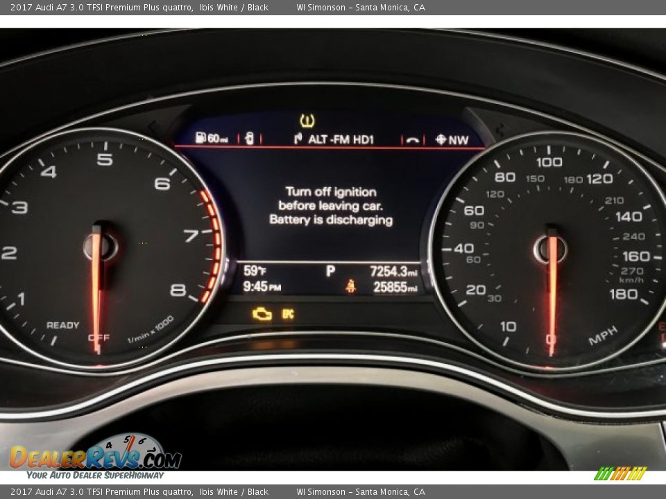 2017 Audi A7 3.0 TFSI Premium Plus quattro Gauges Photo #21