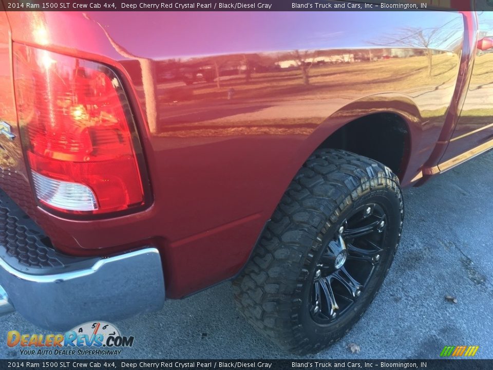 2014 Ram 1500 SLT Crew Cab 4x4 Deep Cherry Red Crystal Pearl / Black/Diesel Gray Photo #5