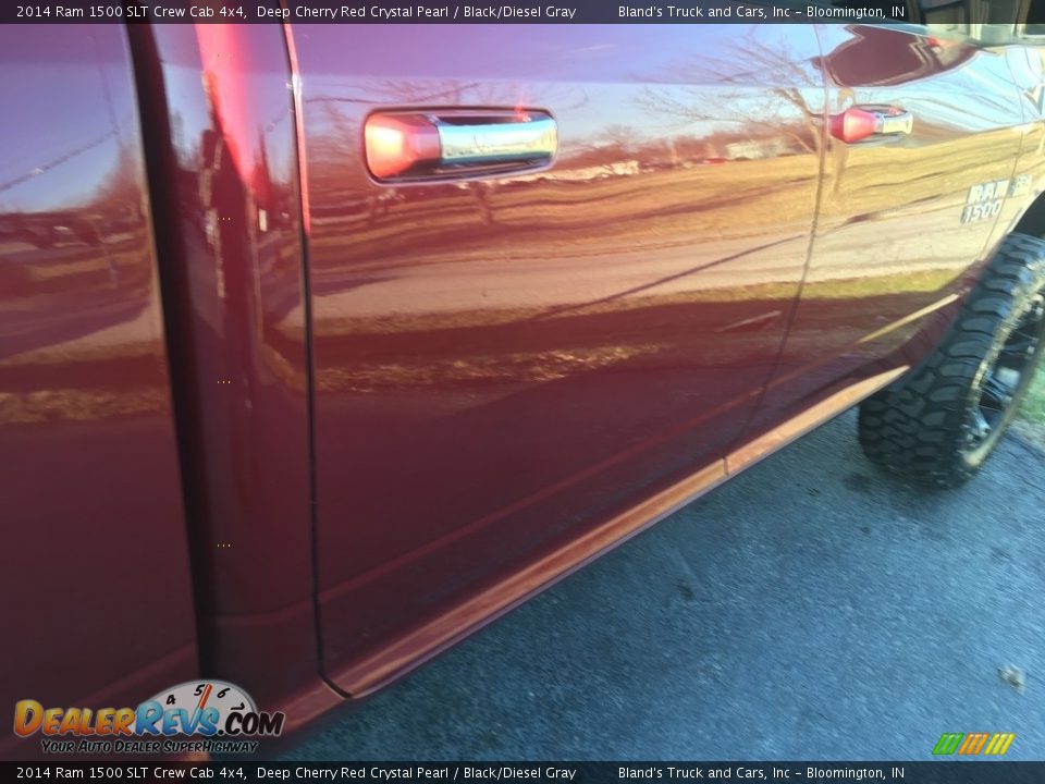 2014 Ram 1500 SLT Crew Cab 4x4 Deep Cherry Red Crystal Pearl / Black/Diesel Gray Photo #6