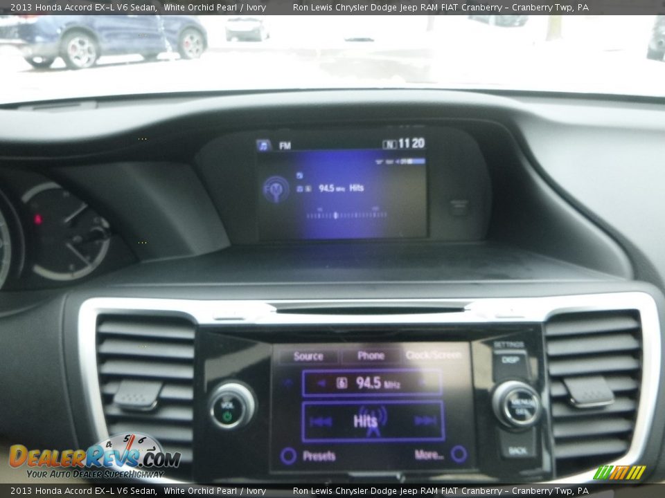 2013 Honda Accord EX-L V6 Sedan White Orchid Pearl / Ivory Photo #16