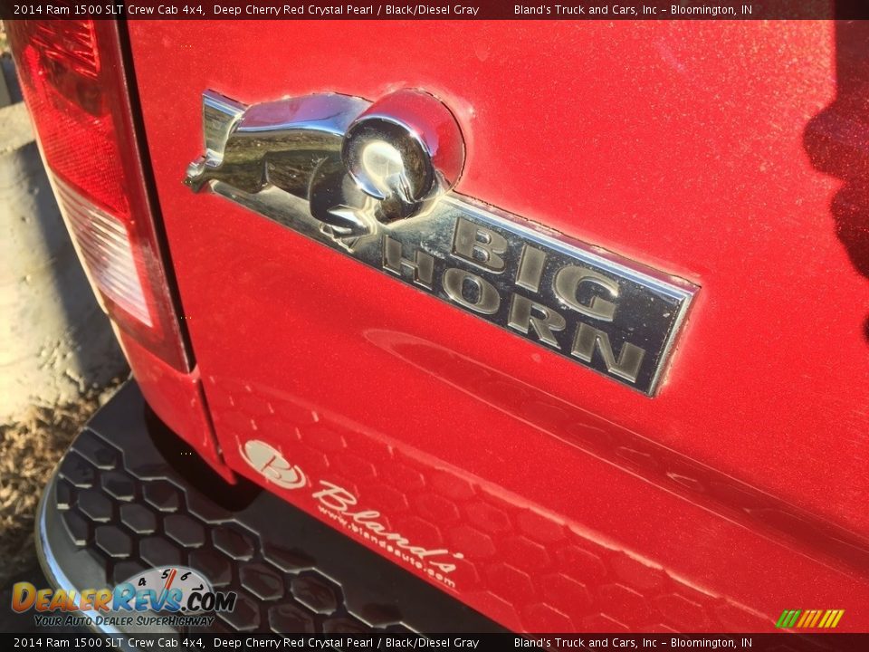 2014 Ram 1500 SLT Crew Cab 4x4 Deep Cherry Red Crystal Pearl / Black/Diesel Gray Photo #8